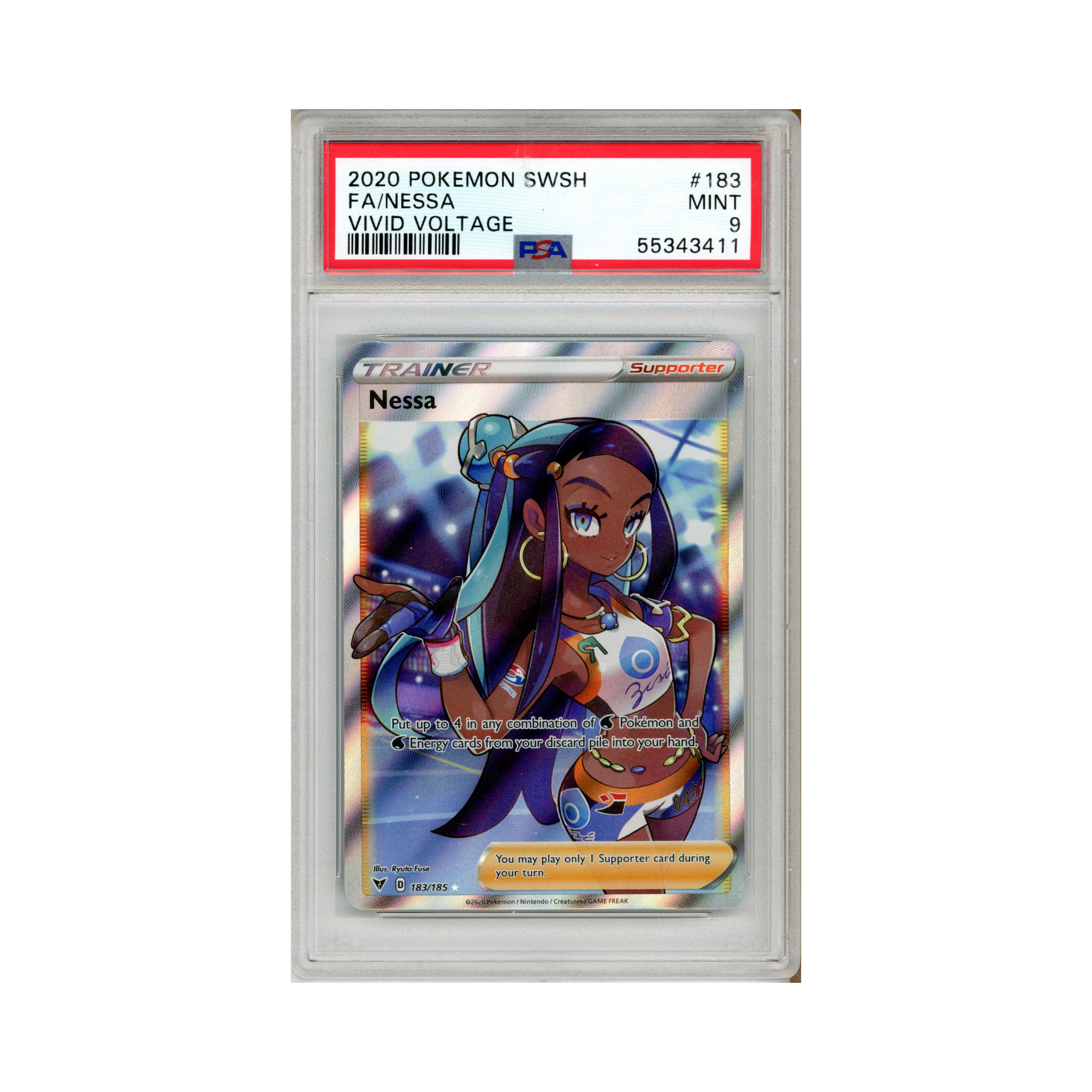 その他 Up Against the Wall PSA8 INWO 2020 Pokemon Vivid Voltage Nessa #183 PSA 9 – Common Lands