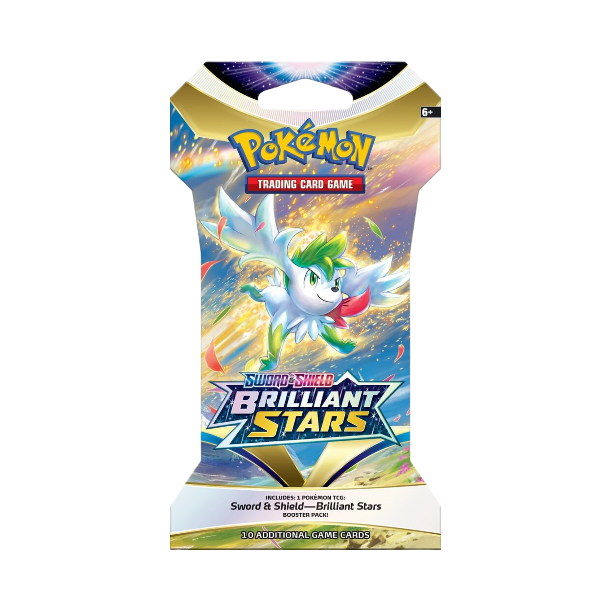 brilliant stars card sleeves Brilliant Stars Sleeved Booster Pack – Common Lands