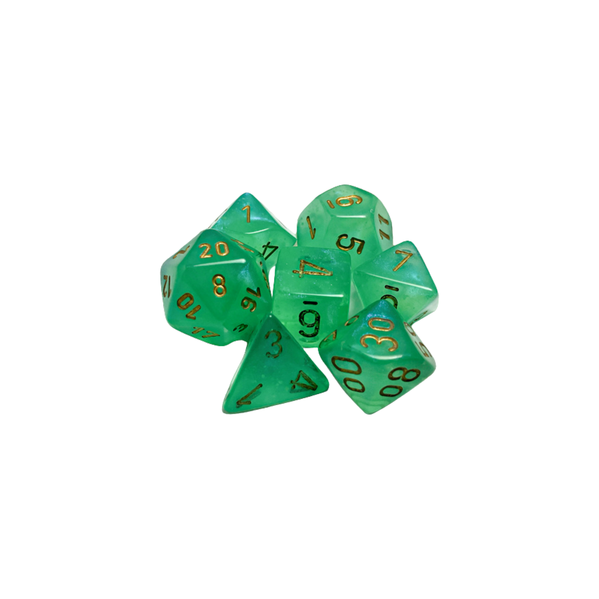 Chessex Borealis Polyhedral Luminary 7-Die Set