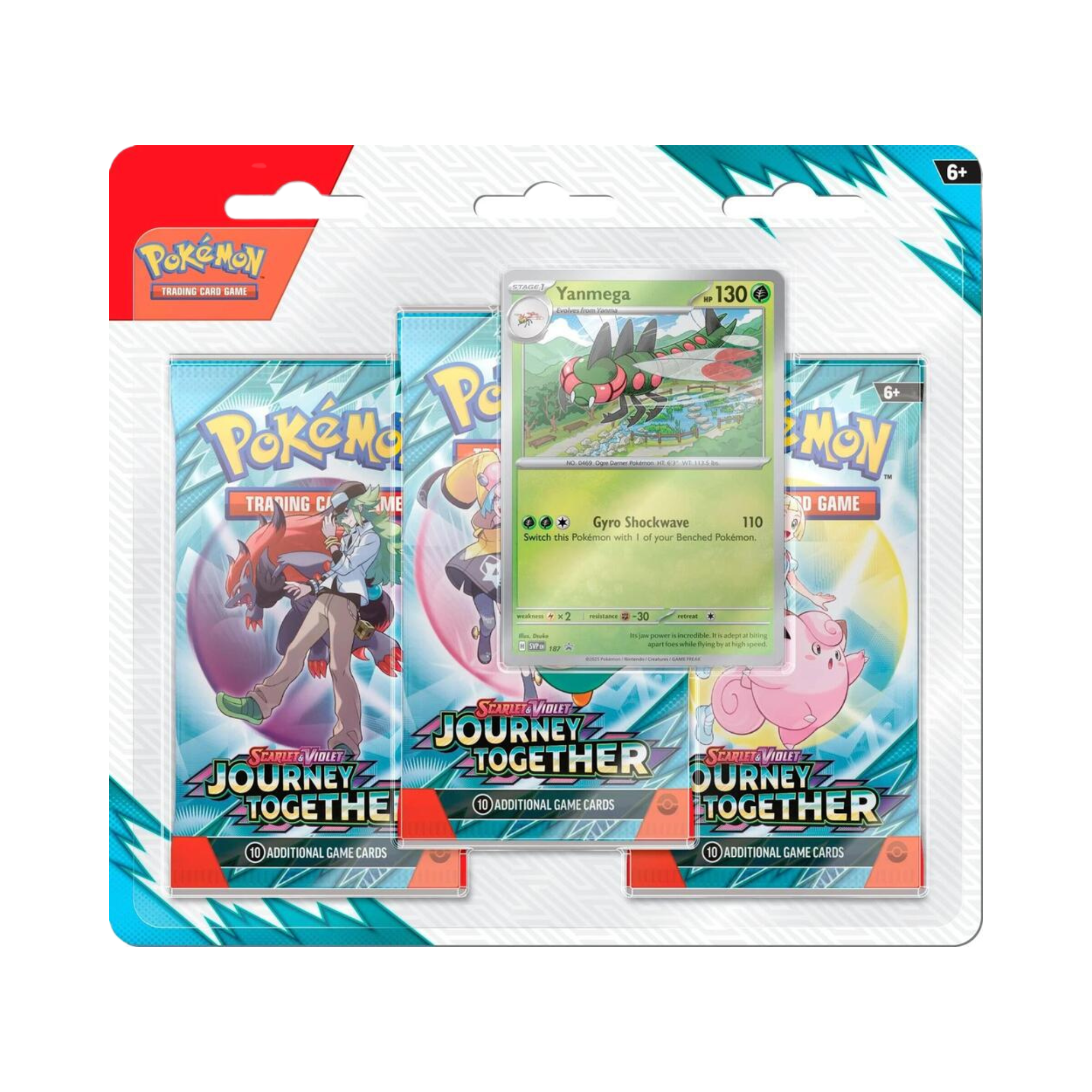 pokemon trading card 3 pack Pokemon Scarlet & Violet Journey Together 3-Pack Blister