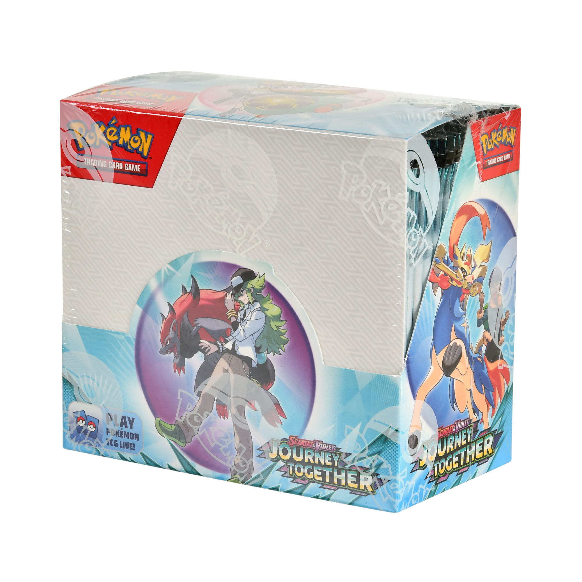 pokemon journey together enhanced booster box Journey Together Non-Enhanced Booster Box – Common Lands