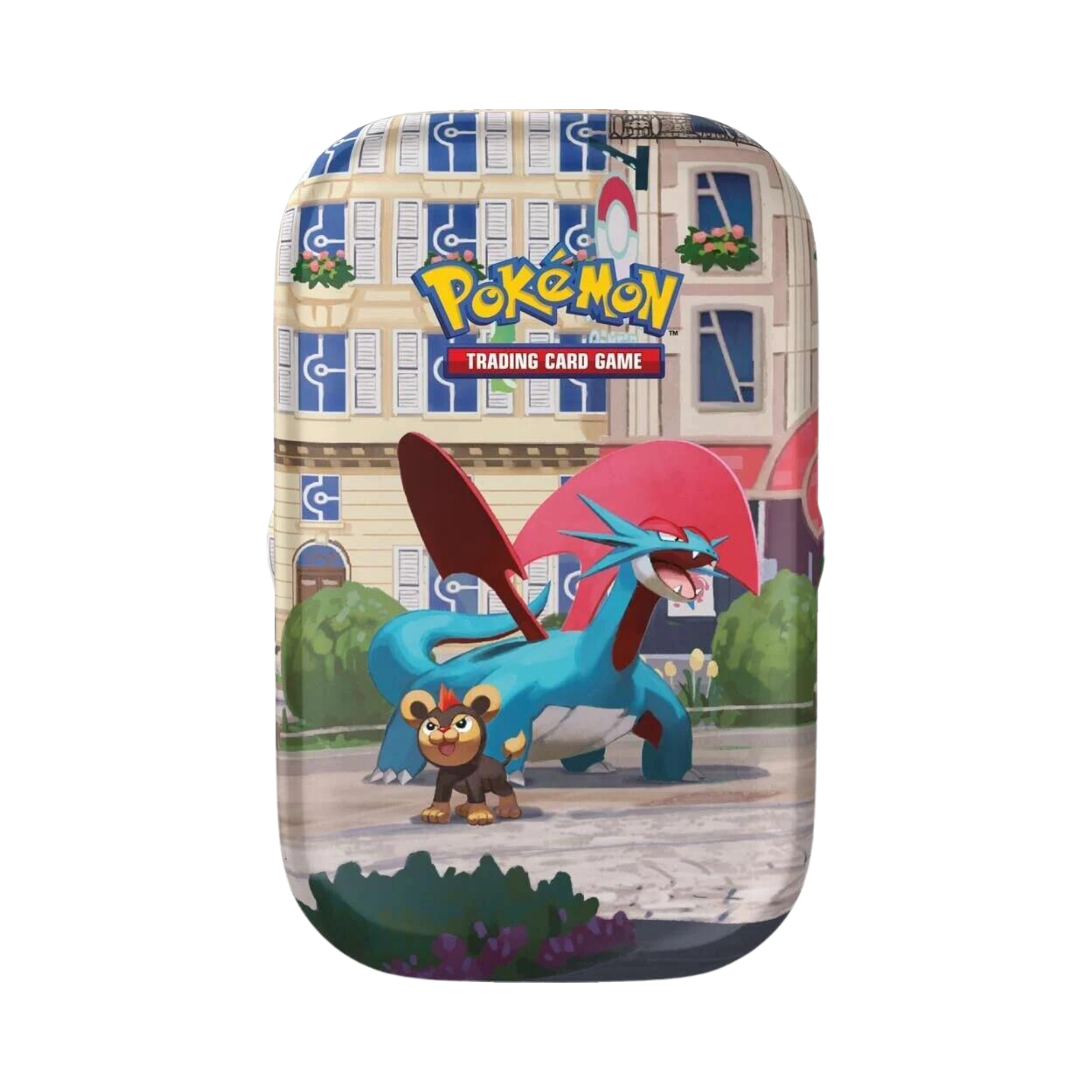 Lumiose City Mini Tin (Salamence & Litleo) – Common Lands