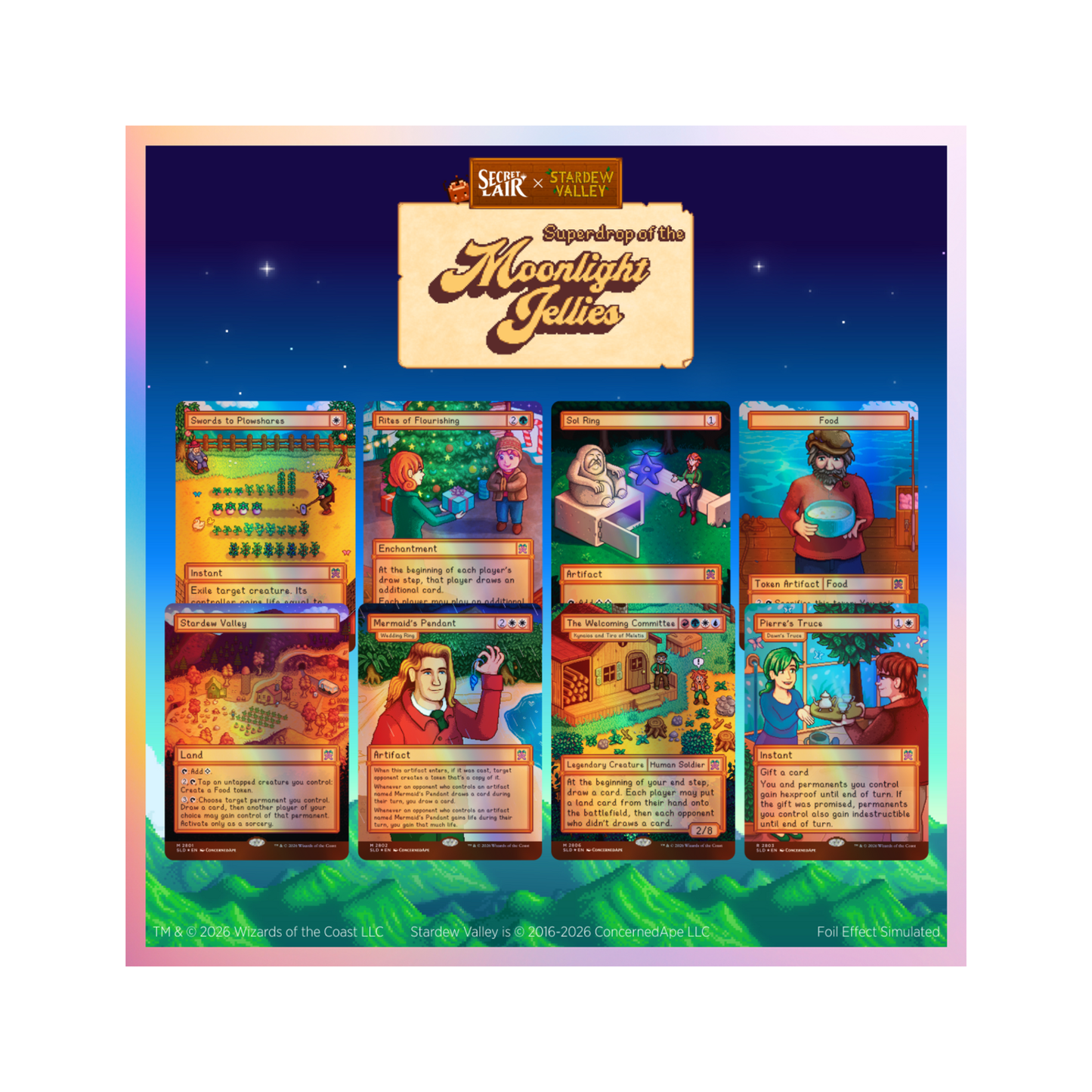 Secret Lair Drop: Secret Lair x Stardew Valley: Welcome to Stardew Valley - Traditional Foil Edition
