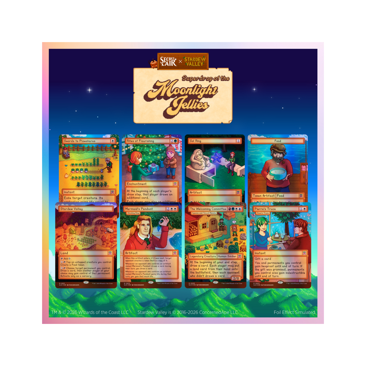 Secret Lair Drop: Secret Lair x Stardew Valley: Welcome to Stardew Valley - Traditional Foil Edition