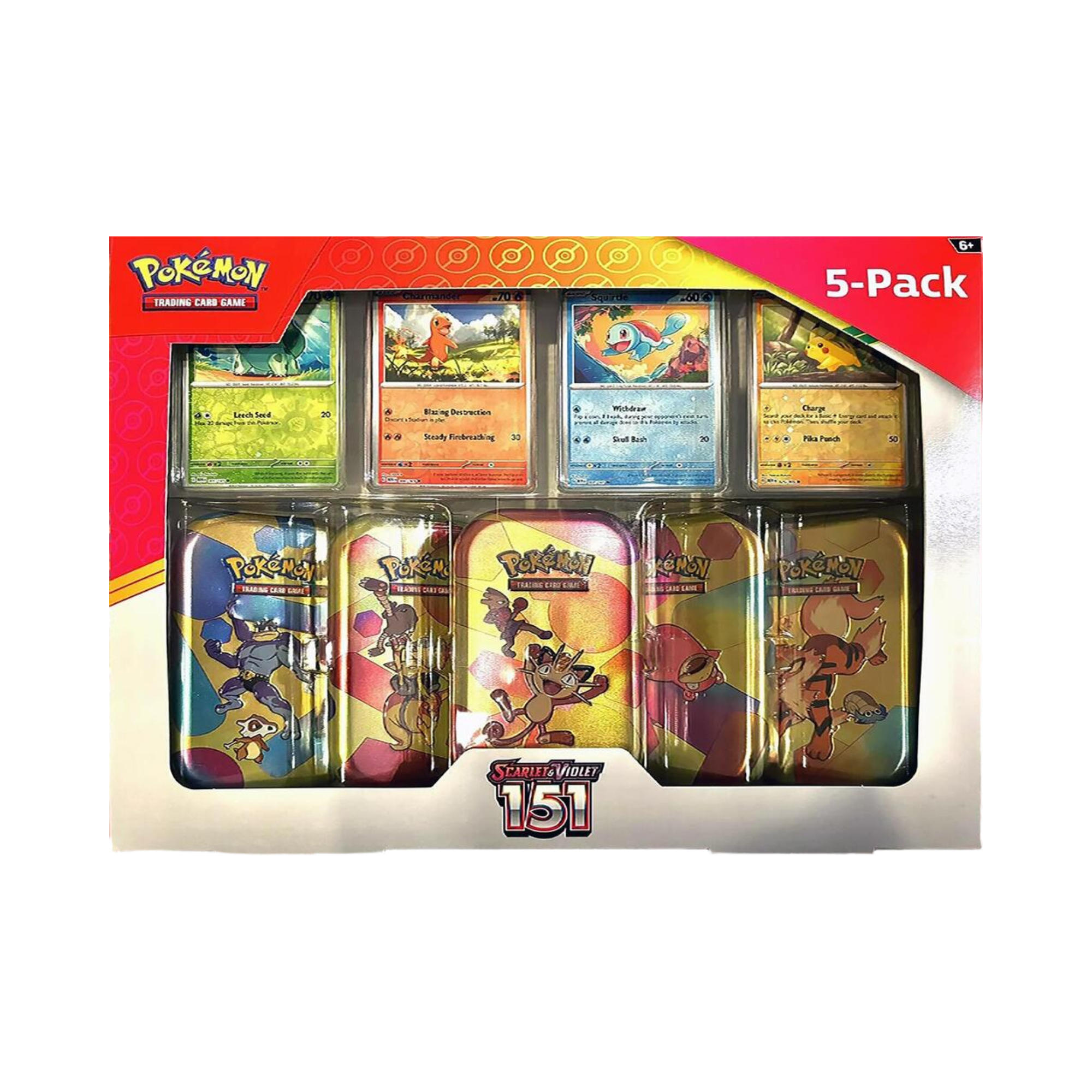 Pokemon Scarlet & Violet 151 Mini Tin 5-pack