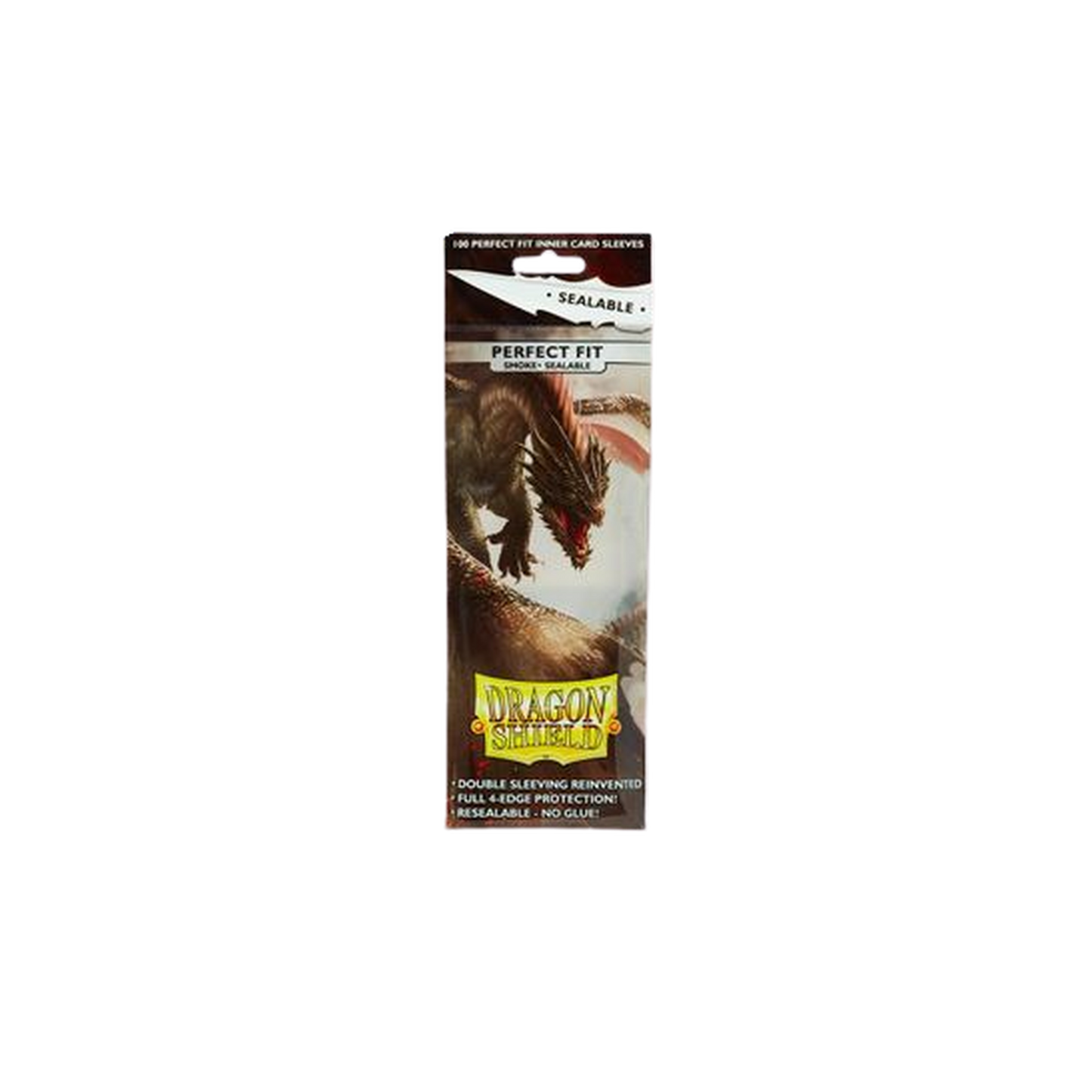Dragon Shield Perfect Fit Standard Sealable Sleeves - Smoke Yarost (100-Pack)