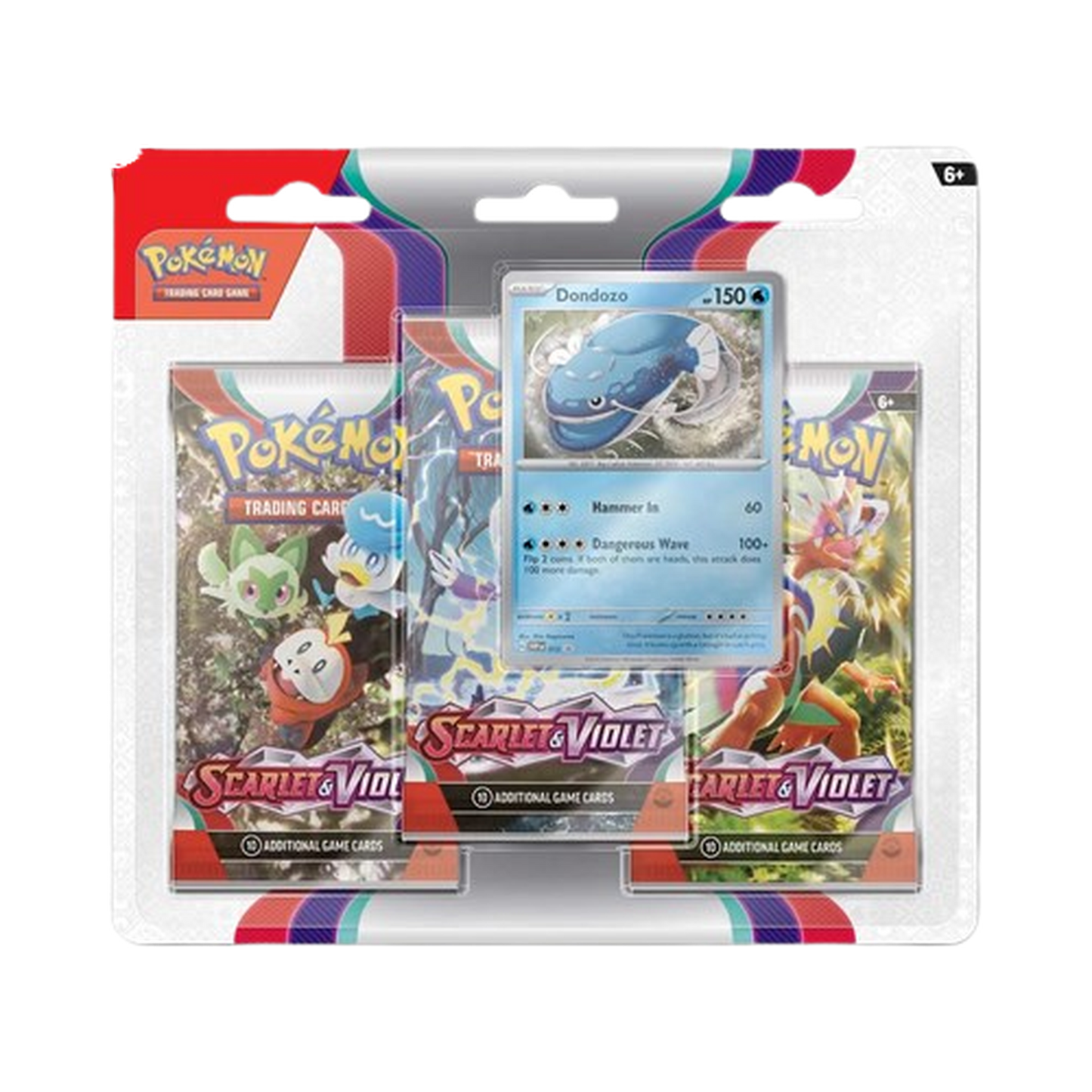 Scarlet & Violet 3-Pack Blister - Dondozo