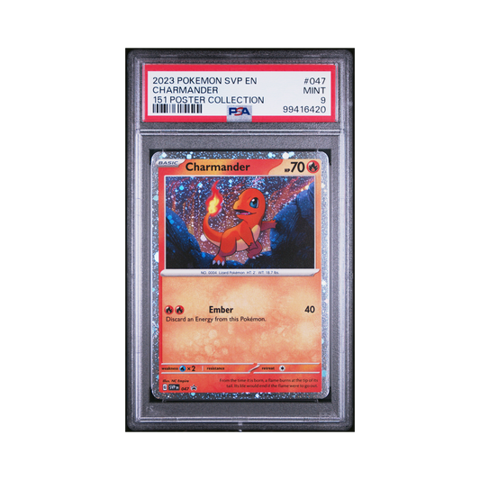 2023 Pokemon Svp Black Star Promo Charmander #047 PSA 9