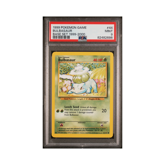1999 Pokemon Game Bulbasaur #44 PSA 9