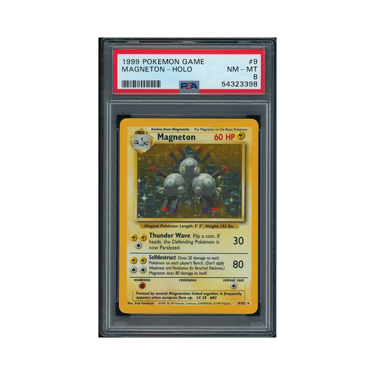 1999 Pokemon Game Magneton #9 PSA 8