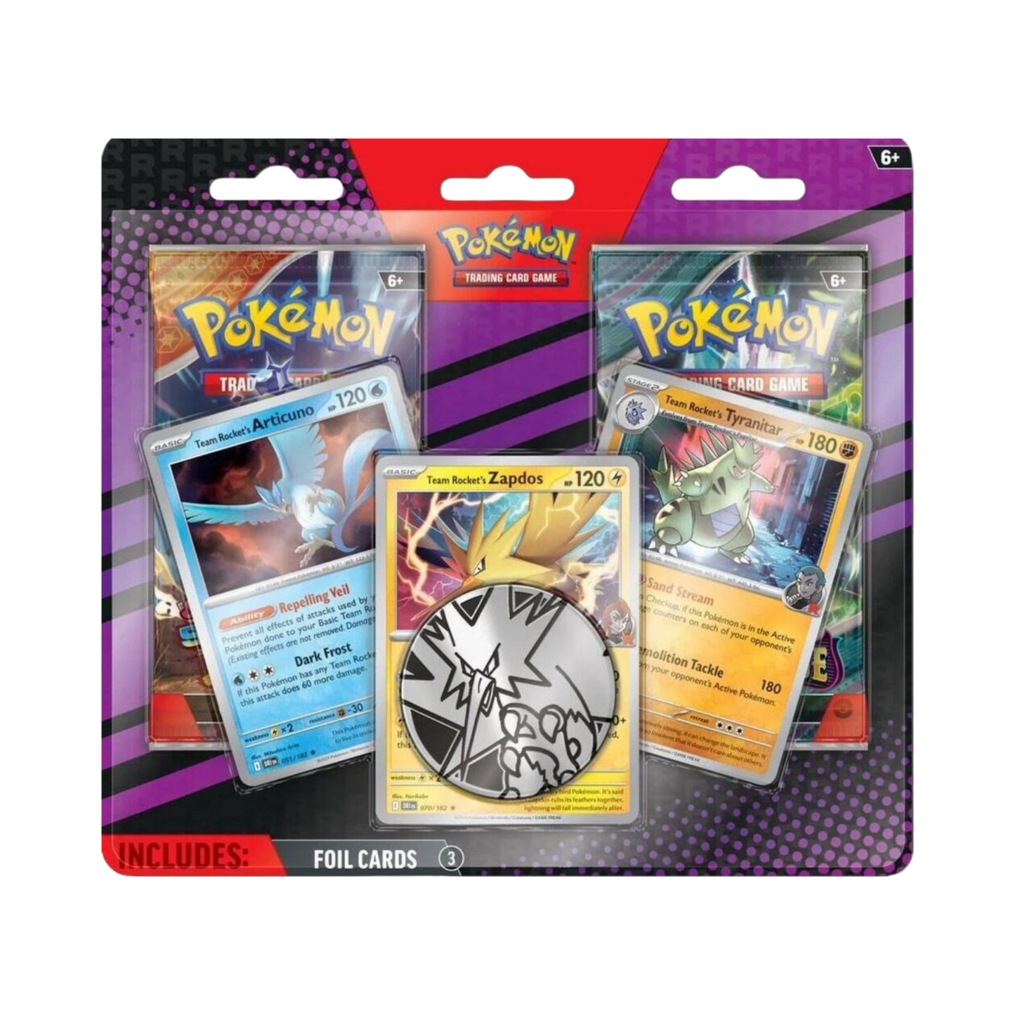 2-Pack Blister Pack [Team Rocket's Articuno, Zapdos & Tyranitar]