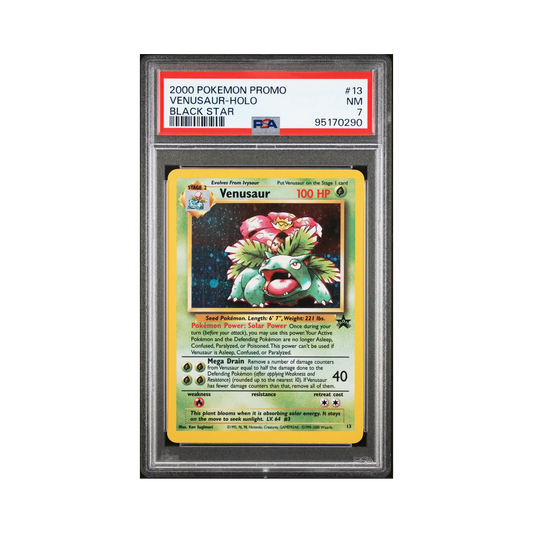 2000 Pokemon Wizards Black Star Promos Venusaur #13 PSA 7