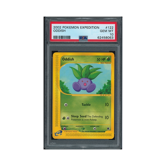 2002 Pokemon Expedition Oddish #122 PSA 10