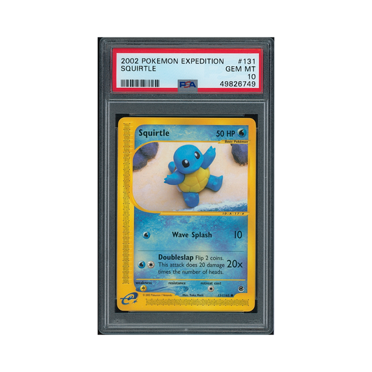 2002 Pokemon Expedition Squirtle #131 PSA 10