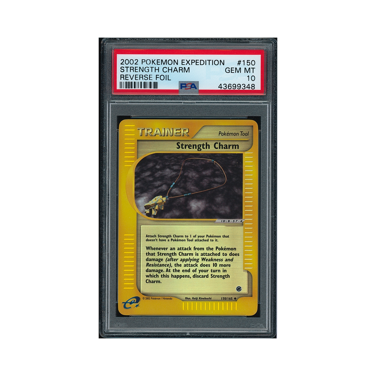 2002 Pokemon Expedition Strength Charm #150 PSA 10