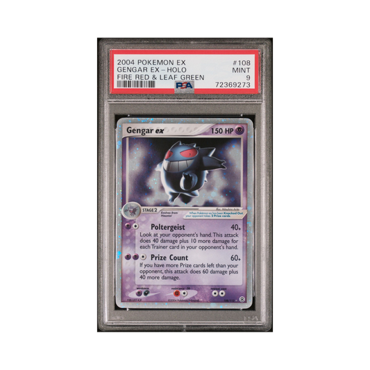 2004 Pokemon FireRed & LeafGreen Gengar ex #108 PSA 9