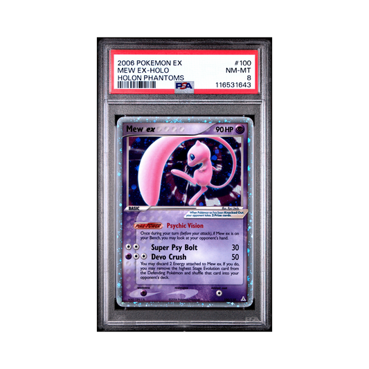 2006 Pokemon EX Holon Phantoms Mew EX #100 PSA 8