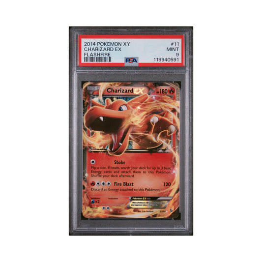 2014 Pokemon XY Flashfire Charizard EX #11 PSA 9
