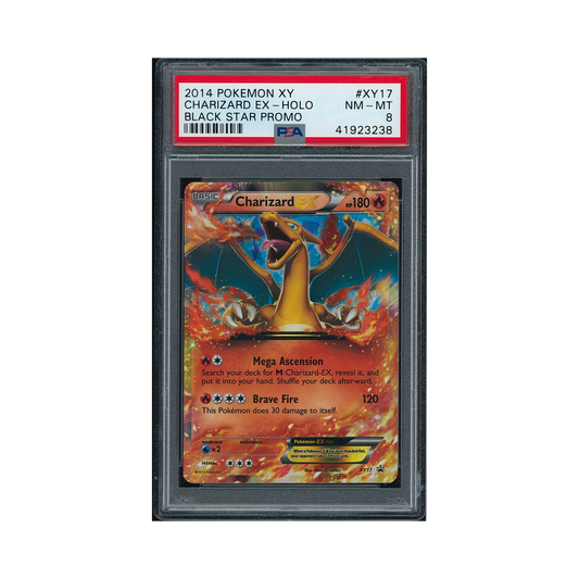 2014 Pokemon XY Black Star Promo Charizard EX #XY17 PSA 8