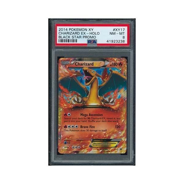 2014 Pokemon XY Black Star Promo Charizard EX #XY17 PSA 8 – Common