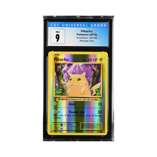 2016 Pokemon Evolutions Pikachu #35 CGC 9
