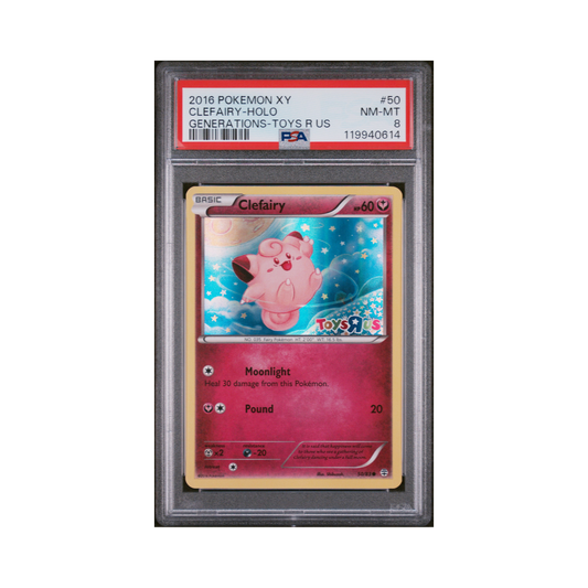 2016 Pokemon XY Generations Clefairy #50 PSA 8