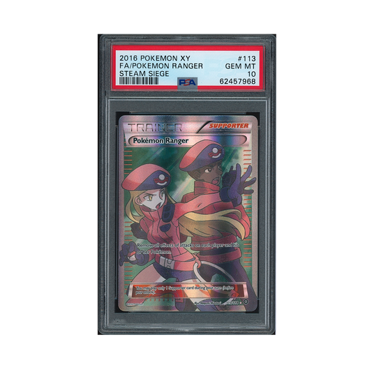 2016 Pokemon XY Steam Siege Pokemon Ranger #113 PSA 10
