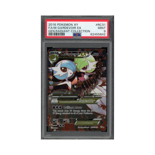 2016 Pokemon Sun & Moon Generations Radiant Collection FA M Gardevoir Ex #RC31 PSA 9