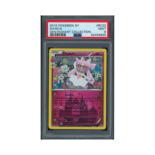 2016 Pokemon XY Generations – Radiant Collection Diancie #RC22 PSA 9