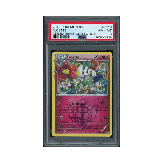 2016 Pokemon XY Generations – Radiant Collection Floette #RC18 PSA 8