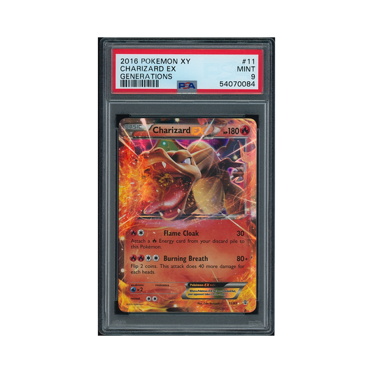 2016 Pokemon XY Generations Charizard EX #11 PSA 9