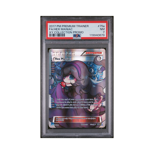 2017 Pokemon Premium Trainer XY Collection Promo Hex Maniac #75a PSA 7