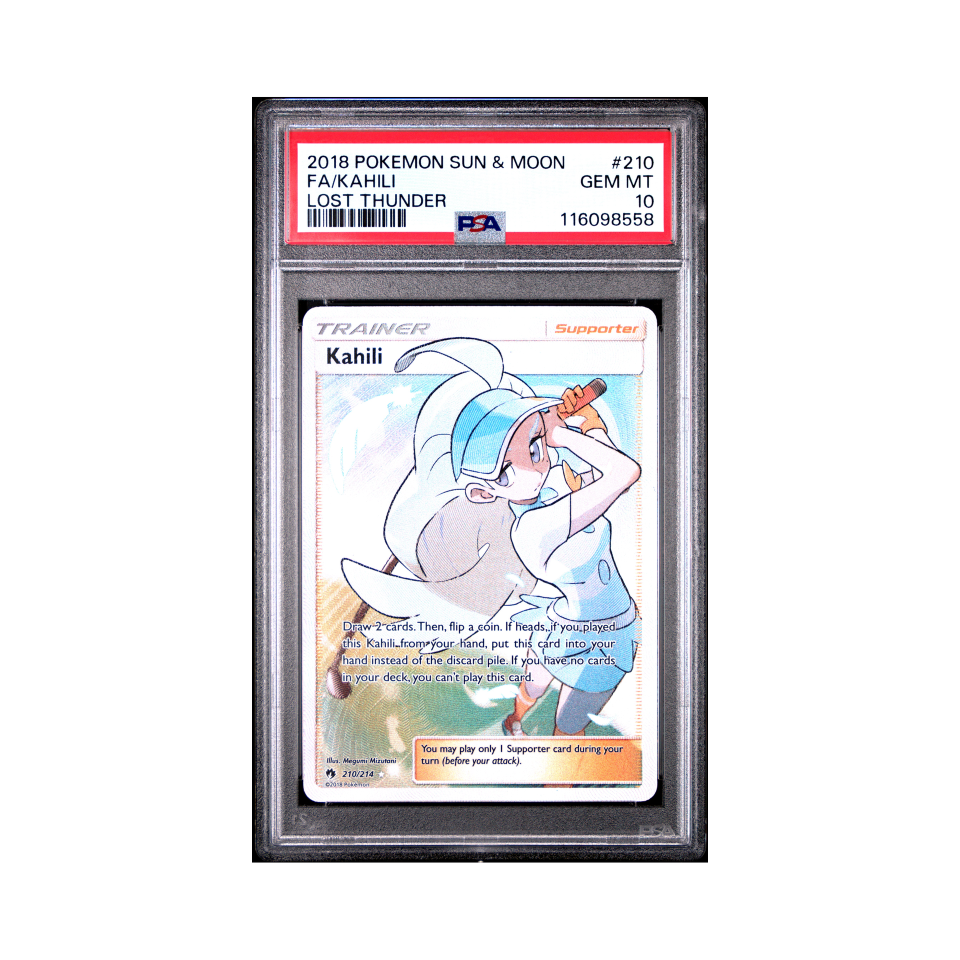 2018 Pokemon Lost Thunder Kahili #210 PSA 10 – Common Lands 2018 Pokemon Lost Thunder Kahili #210 PSA 10 – Common Lands