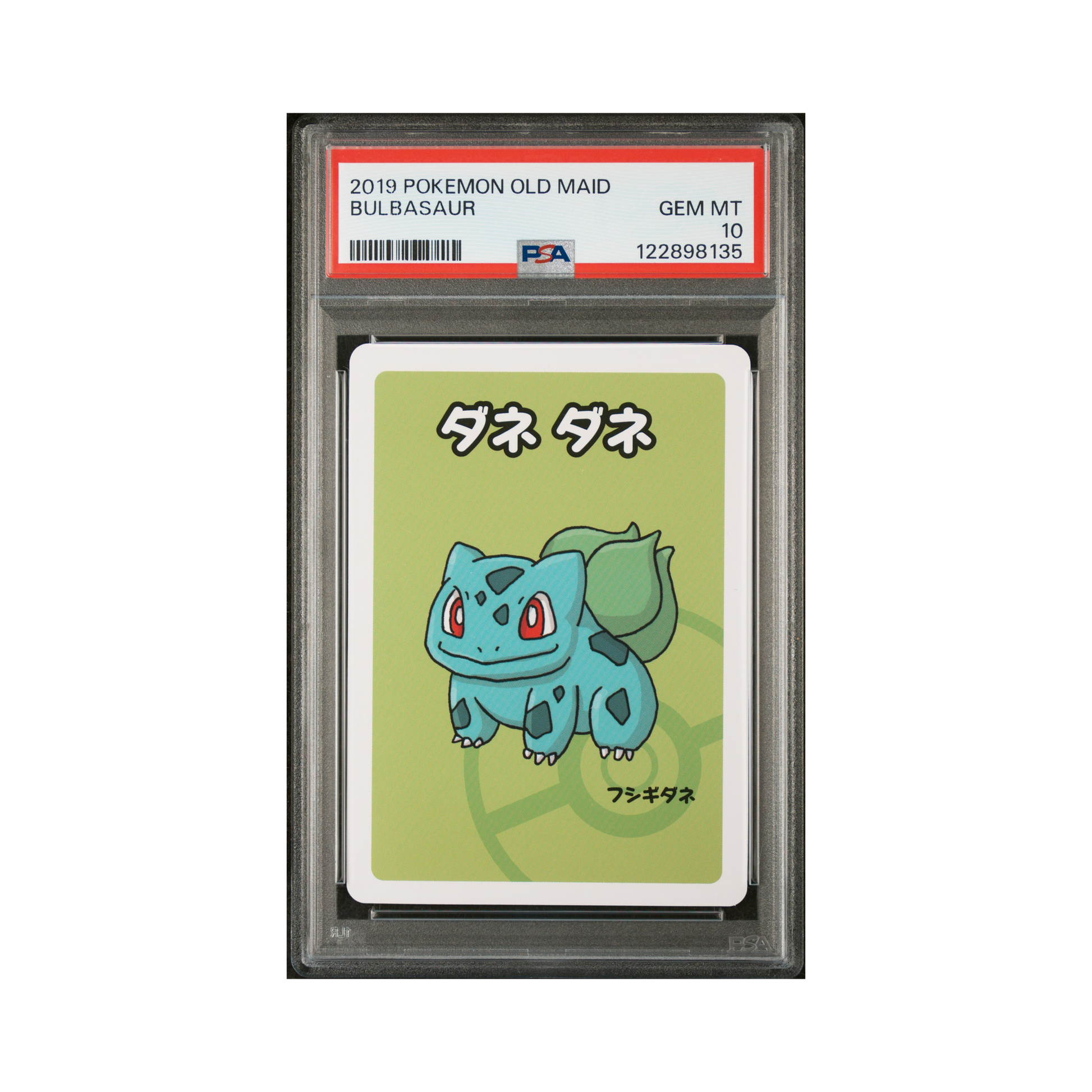 2019 Pokemon OLD MAID BULBASAUR PSA 10 – Common Lands