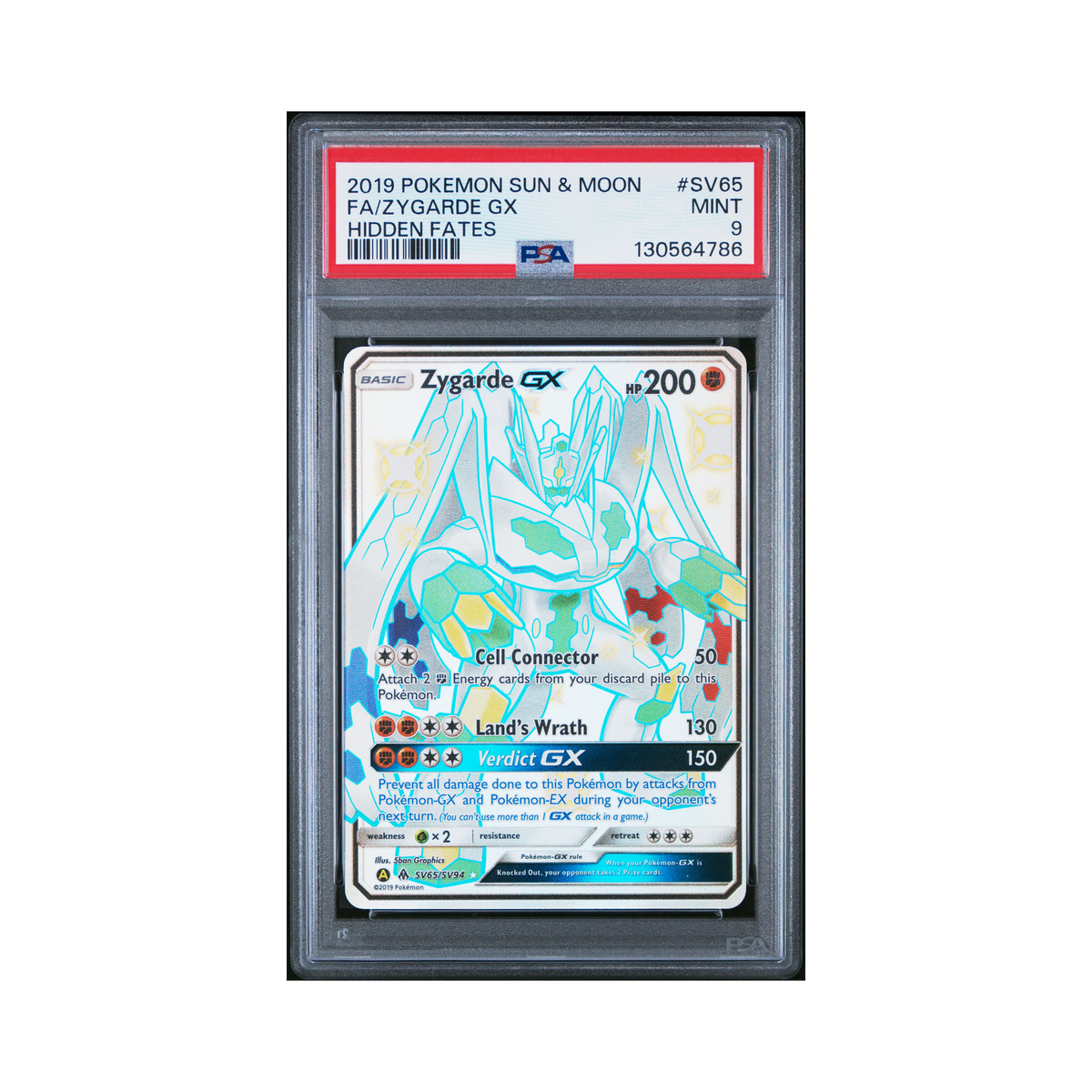 zygarde gx pokemon card 2019 Sun & Moon Hidden Fates #SV65 PSA 9 – Common Lands Card:sv9 102 Acrylic Case GX and Pokemon Best Cards From The