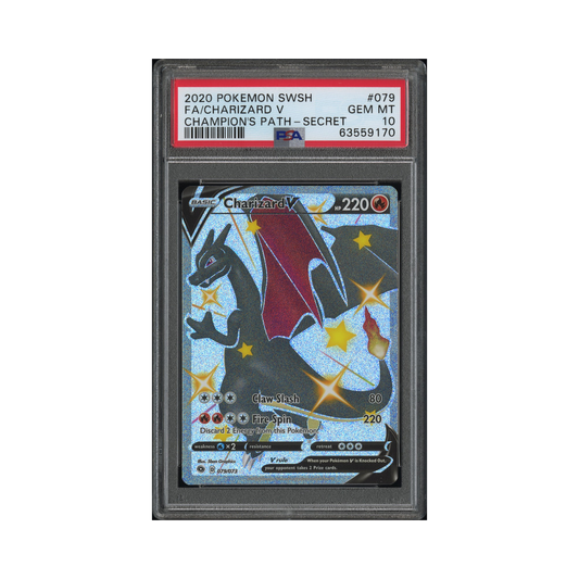 2020 Pokemon Champion's Path Charizard V #79 PSA 10
