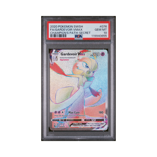 2020 Pokemon Sword & Shield Champion's Path Gardevoir VMAX #076 PSA 10
