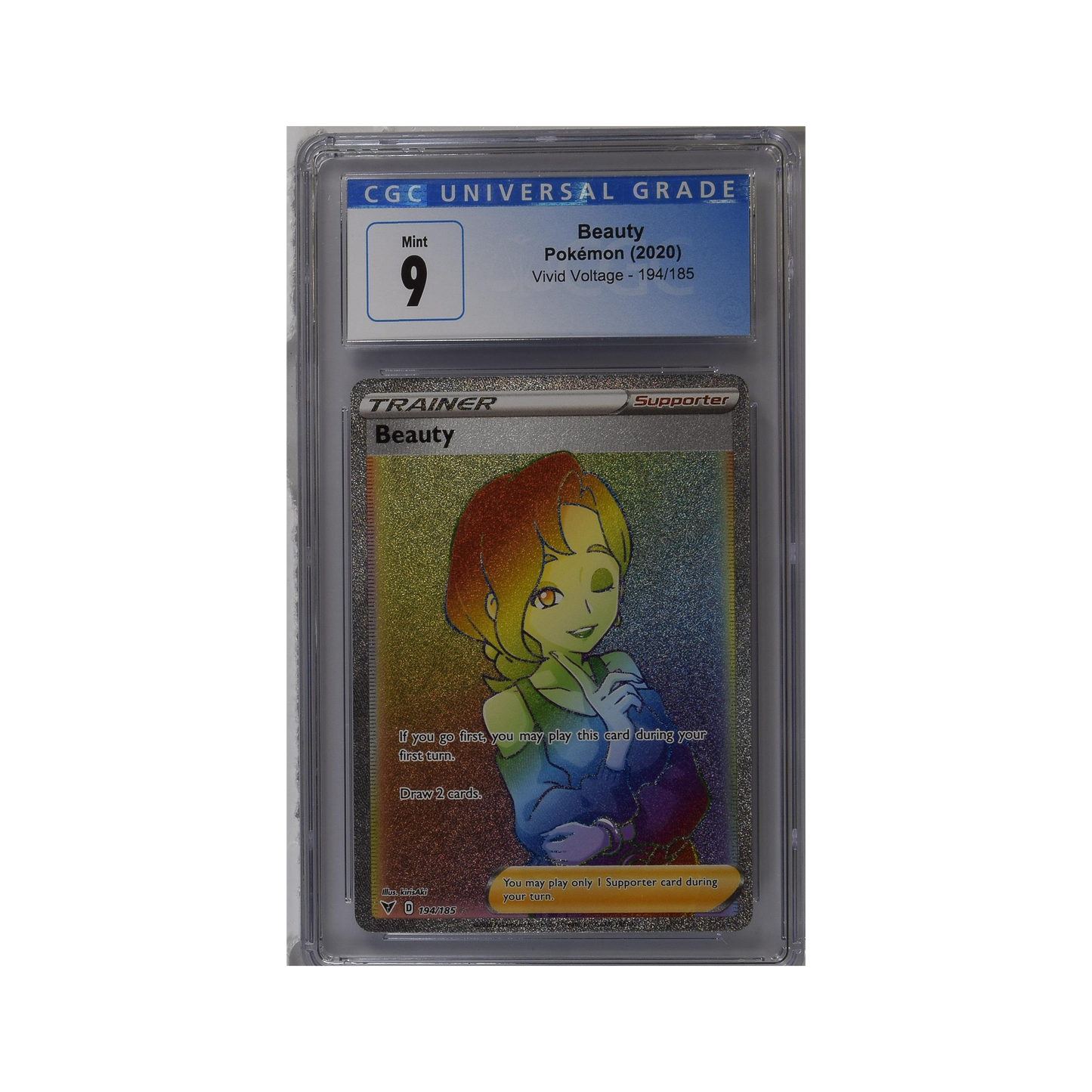 2020 Pokemon Vivid Voltage Beauty #194 CGC 9