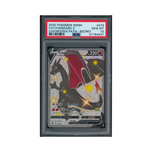 2020 Pokemon Sword & Shield Champion's Path Charizard V #079 PSA 10