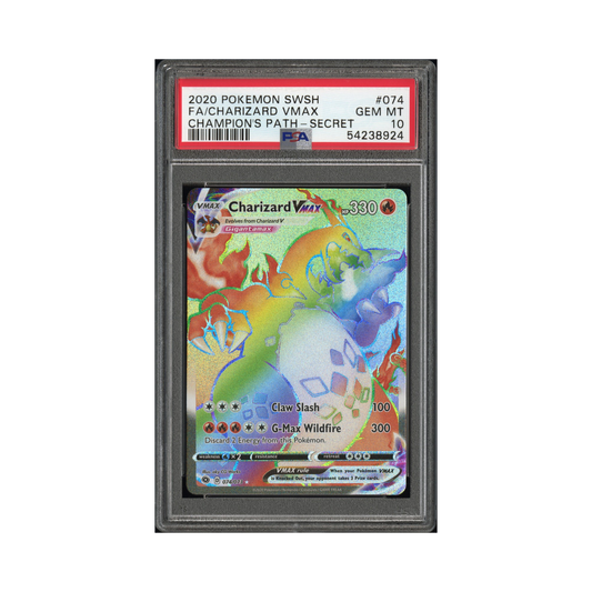 2020 Pokemon SWSH Charizard VMAX Champion's Path #074 (Rainbow)