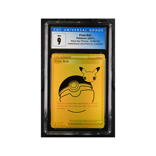 2021 Pokemon Black Star Promos - Sword & Shield Poke Ball #SWSH146 CGC 9