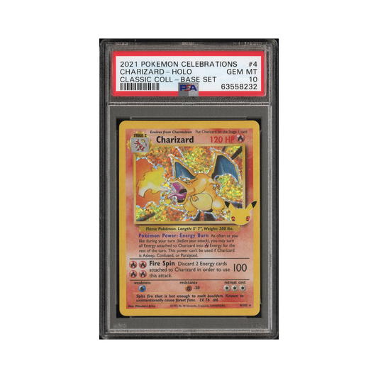 2021 Pokemon Celebrations: Classic Collection Charizard #4 PSA 10