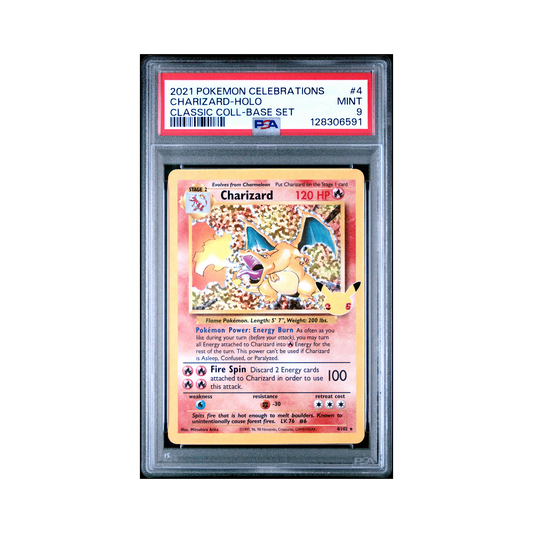 2021 Pokemon Celebrations Classic Collection Charizard #4 PSA 9