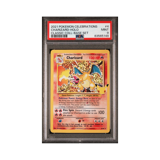 2021 Pokemon Celebrations: Classic Collection Charizard #4 PSA 9