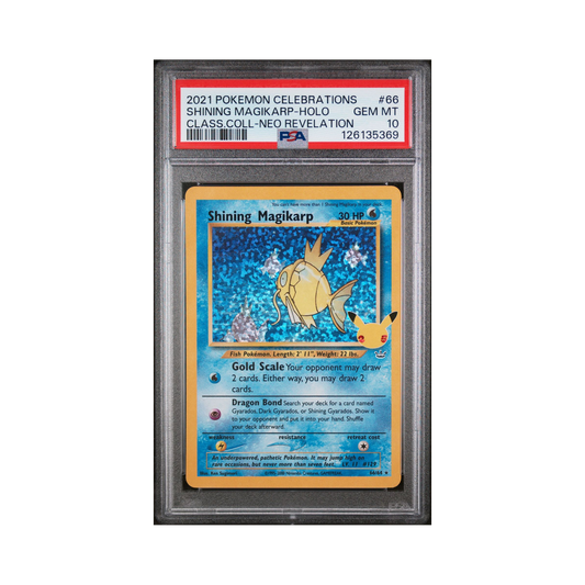 2021 Pokemon Celebrations: Classic Collection Shining Magikarp #66 PSA 10