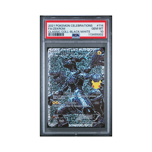 2021 Pokemon Celebrations: Classic Collection Zekrom #114 PSA 10