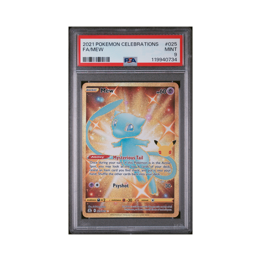 2021 Pokemon Celebrations Mew #025 PSA 9