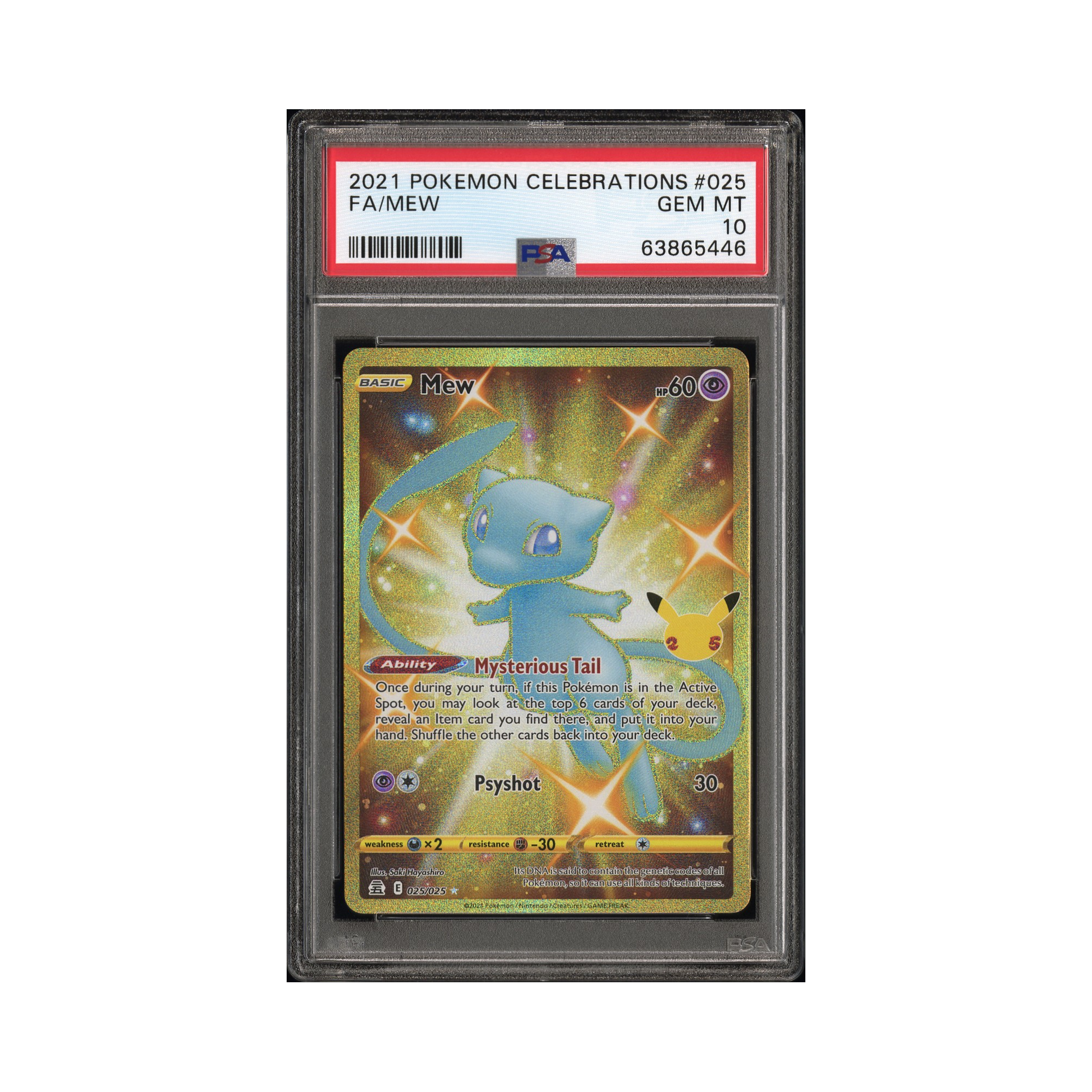 2021 Pokemon Celebrations Mew #25 PSA 10 – Common Lands