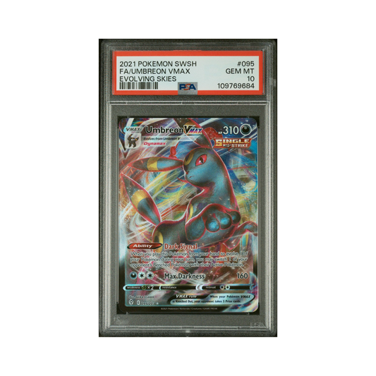 pokemon sword and shield evolving skies rare cards - Espeon V - 064/203 - Ultra Captured in a crystal Pokemon Trading Card Game Sword
