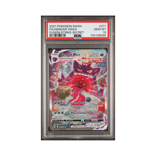 2021 Pokemon Fusion Strike Gengar VMAX #271 PSA 10